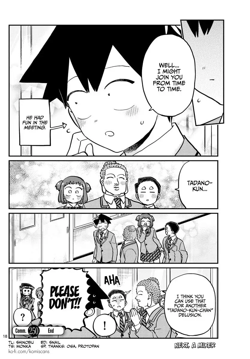 Komi-san wa Komyushou Desu Chapter 250 18